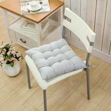 4PCS Chair Seat Garden Pads Furniture Dining Patio Outdoor Tie On Cushions 40cm
