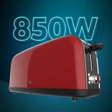 Cecotec Toastin`time 850 Rode Lange Ctec verticale broodrooster - ✅Levering binnen 3-5 dagen