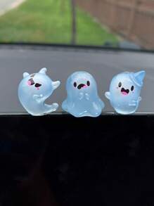 6 Stücke Auto Innenraum Dekoration Nachtlicht Geist Auto Mittelkonsole Rückspiegel Innenraum Dekoration - Einheitsgröße - Übersicht 6