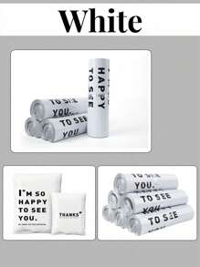 Shipping Bags, Strong Adhesive Mailing Bags, English Thicken Waterproof Express Delivery Bag Multipurpose Envelopes, Multi-Size Suitable For Clothing, Small Business, Boutique, Various Items Packaging Valentine's Day - Multicolor - View 8