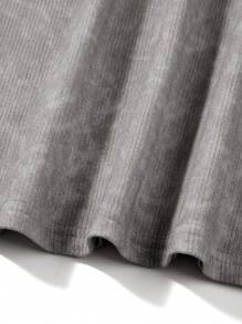 Women  T-Shirt, Halloween Skulls Cross Print Round Neck Long Sleeve Relax Fit Casual Tops For Females, Gray - Grey - View 8