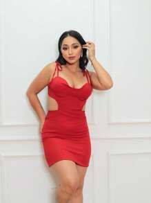 Women's Tailored Dress Short Mini Dress - Xem 4