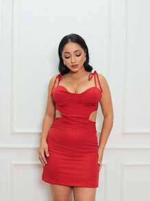 Women's Tailored Dress Short Mini Dress - Xem 3