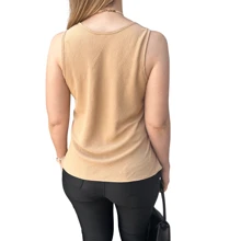 Duna Women's Tank Top With Wide Straps Comfort And Casual Style - Nude - 查看 4