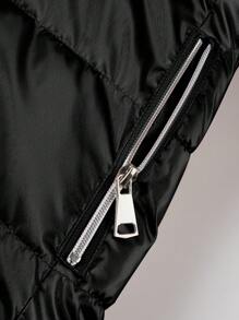 Women's Classic Zipper Pocket Jacket, Fashionable Autumn Travel Choice - Black - View 9