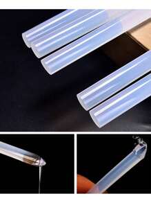 2 Kg Barras De Silicon Delgado Transparente Para Pistola - traslúcido - Ver 10