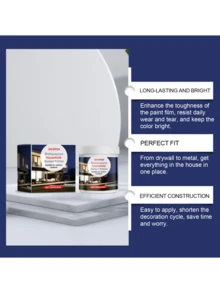 Multi-Purpose Indoor/Outdoor Sealer & Primer, Covers Wall, Floor, Anti-Dust Coating For Home, (Style With Or Without Gloves Will Be Randomly Shipped) - Multicolor - View 6