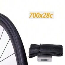 Road Bike High Performance Bicycle Tire Durable Foldable Tires With 60TPI Puncture Resistant For 20inch 700C Wheels Black/Yellow