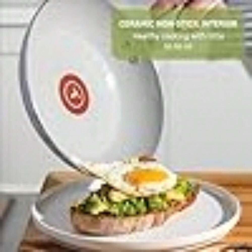 Ceramic NonStick Cookware Set 12Piece Set For Oven Grill 350F