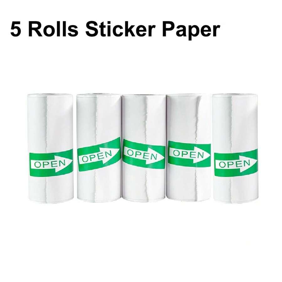 Wireless Mini Photo Printer Label Printer, Portable BT Mini Thermal