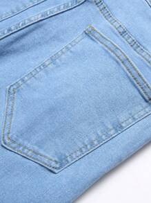 Jeans pitillo rasgados para hombre, pantalones de estilo de motocicleta de pierna slim a la moda