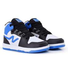 LUKYS SHOES Tênis Infantil Casual Masculino Botinha High Menino Escolar