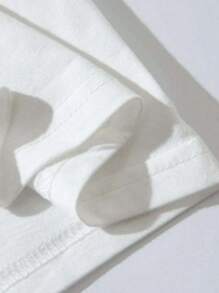 Women's T-Shirt 100% Cotton Colorful T Shirt Based On Real Outbreaks Drop Shoulder Blogger - trắng - Xem 4