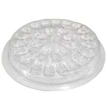 Plastic Flower Eyelash Extension Glue Holder 10 Pcs - 無色 - 查看 1