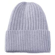 1pc Women Sparkle Threading Knit Soft Polyester Skullies Beanie Winter Ski Hat - Beanie - View 11