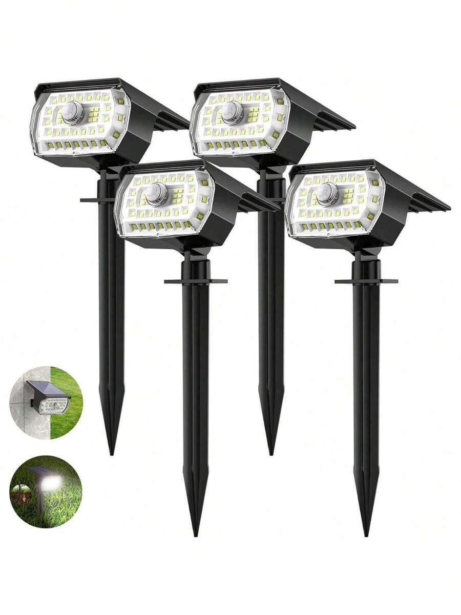 Solar Garden Lights, 43LED Solar Motion Sensor Lights Outdoor Solar