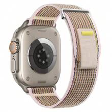 Trail Loop 弹性尼龙可调节替换表带运动腕带兼容 Apple Watch 46mm 49mm 44mm 45mm 42mm 41mm 40mm 38mm 编织单圈表带男女工厂直销手链 Apple Watch Series 10 Ultra2 Ultra1 S10 9 8 7 6 SE 5 4 3 2 舒适表带厂家直销 - 彩色 - 查看 35