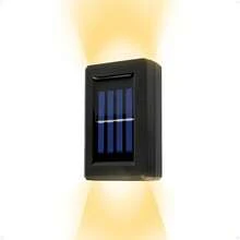 Wireless Rechargeable Outdoor Solar Wall Light Led For Wall 2 Spotlights 2 Beams Garden Backyard Slim - Một cỡ - Xem 2