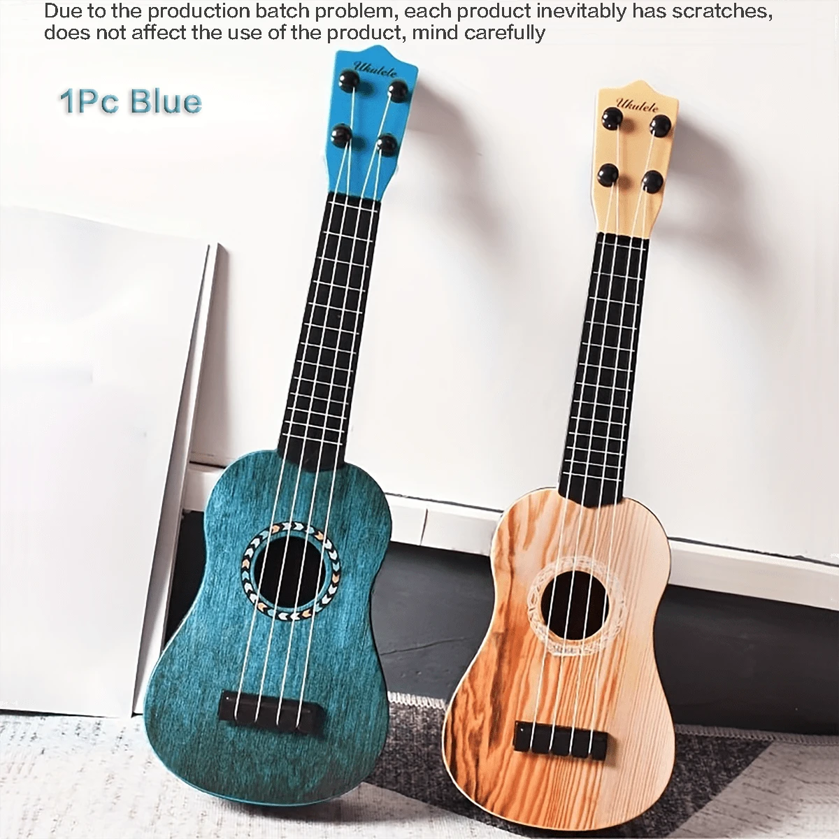 1pc 42cm Guitar Toy Can Be Used To Play Instruments With Paddles