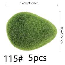 Rocas decorativas de musgo artificial, bolas de musgo verde, piedras de musgo, piedras cubiertas de musgo verde, decoración de musgo falso para arreglos florales, jardines de hadas y manualidades, accesorios para casas de muñecas, decoración de micropaisa-jes del hogar, decoración de jardines, cercas, decoración exterior, festivales, decoración del hogar