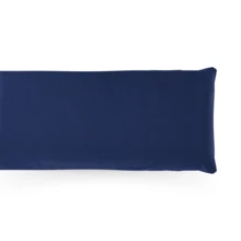 Pillowcase Cover For Body Pillow 180 Thread Count Cotton Xuxão 1.30 X 0.40 With Zipper - 藏蓝色 - 查看 2