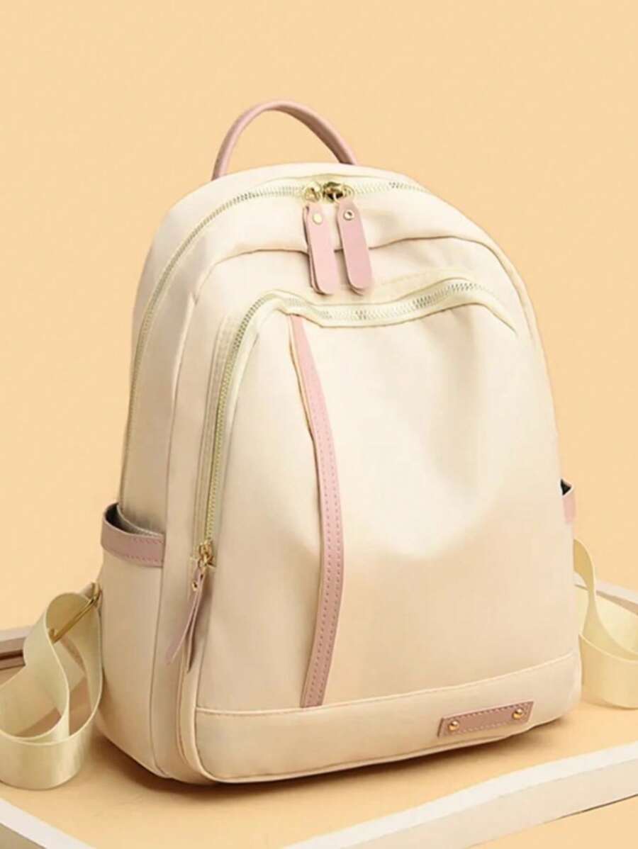 Small Backpack Sophisticated Women's Bag - 米色 - 查看 1