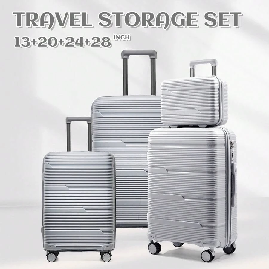 2024 Nuevo Equipaje de Viaje de Mujer de 20 Pulgadas con Contraseña Gruesa de Cuero, Material de Placa Base, Equipaje de Gran Capacidad de 24 Pulgadas/28 Pulgadas, Juego de Maletas de Viaje de Moda de 2 Piezas, Maleta Trolley Universal Unisex, Maletín de Mano de 13 Pulgadas. Maleta de Viaje, Bolso, Equipaje de Viaje, Equipaje de Mano, Juego de Equipaje, Mochila, Útiles Escolares