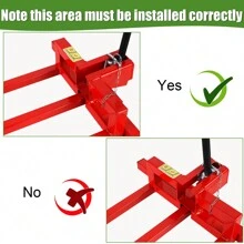 Riding Lawn Mower Lift Jack With 882 Lbs Weight Capacity Telescopic Maintenance Jack For Lawn Mowers And Garden Tractors - Red - View 5
