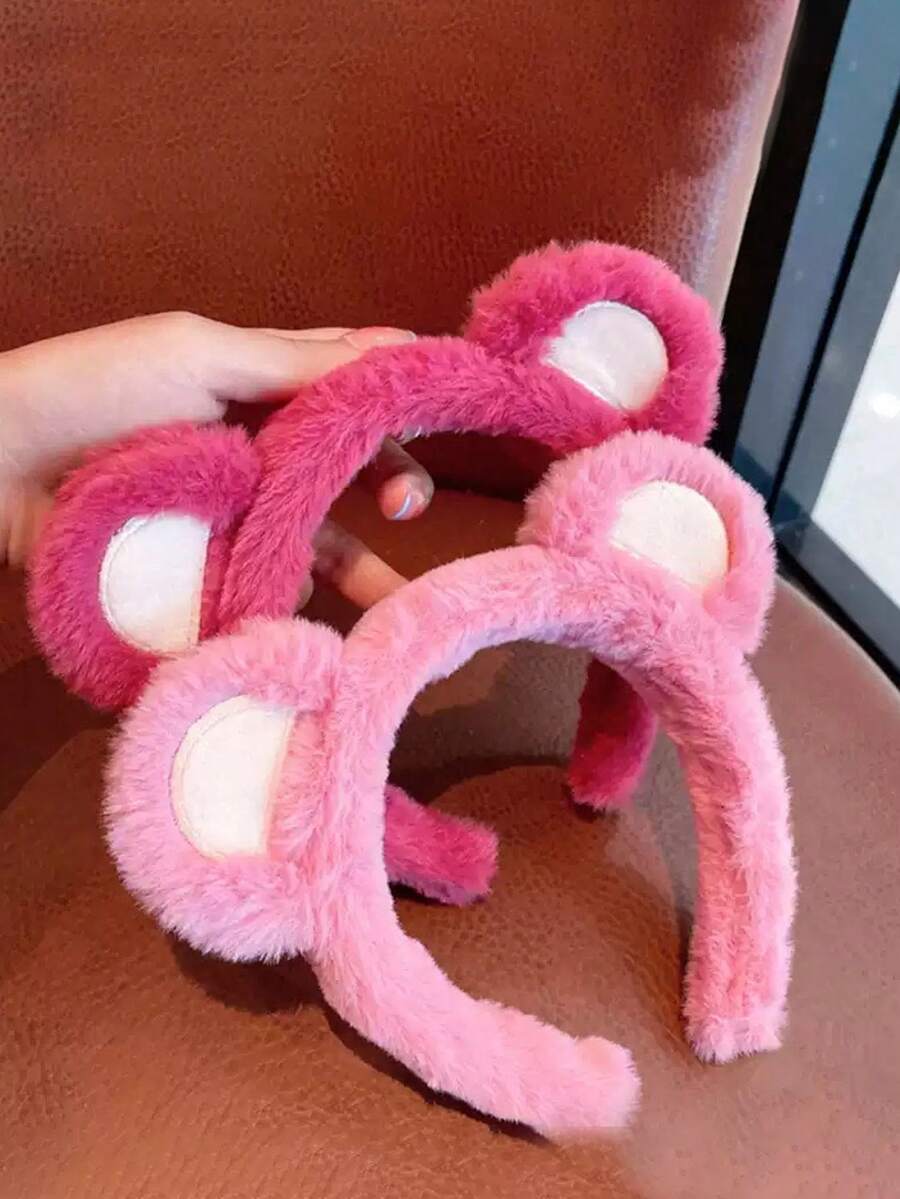 1 件可爱甜美浴室洗脸头带 - 彩色 - 查看 1