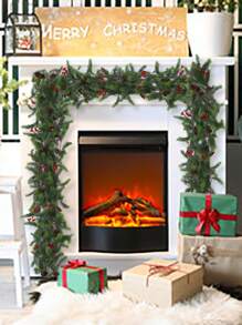 1 peça de 170 cm com 60 garfos de galhos de pinheiro Norfolk em rattan para decoração de Ano Novo, árvores de Natal, decoração de Ação de Graças, estilo inverno, resistente ao desbotamento - Ideal para decoração de casa, vasos, casamentos, festas, salas de estar, adereços para fotos, festas de aniversário, bolos e fotos. Ótima opção de presente para aniversários e Natal. Decoração de ambientes natalinos. Presentes de Natal para casa.