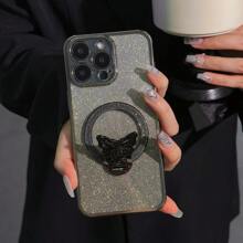 2025 Fashion Magazine Inspired Shiny Y2K Style Phone Case With Magnetic Butterfly Phone Holder, Compatible With Honor X9C, Redmi 14C, OPPO Reno 12, IPhone 16/15/14/13/12/11/XS/XR/XS Max/Plus, Galaxy, VIVO V29/Y36/Y21/Y28,