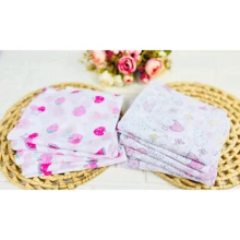 Kit 5 Units Baby Cloth Diaper Minasrey 60x60cm 100% Cotton - nữ tính - Xem 11