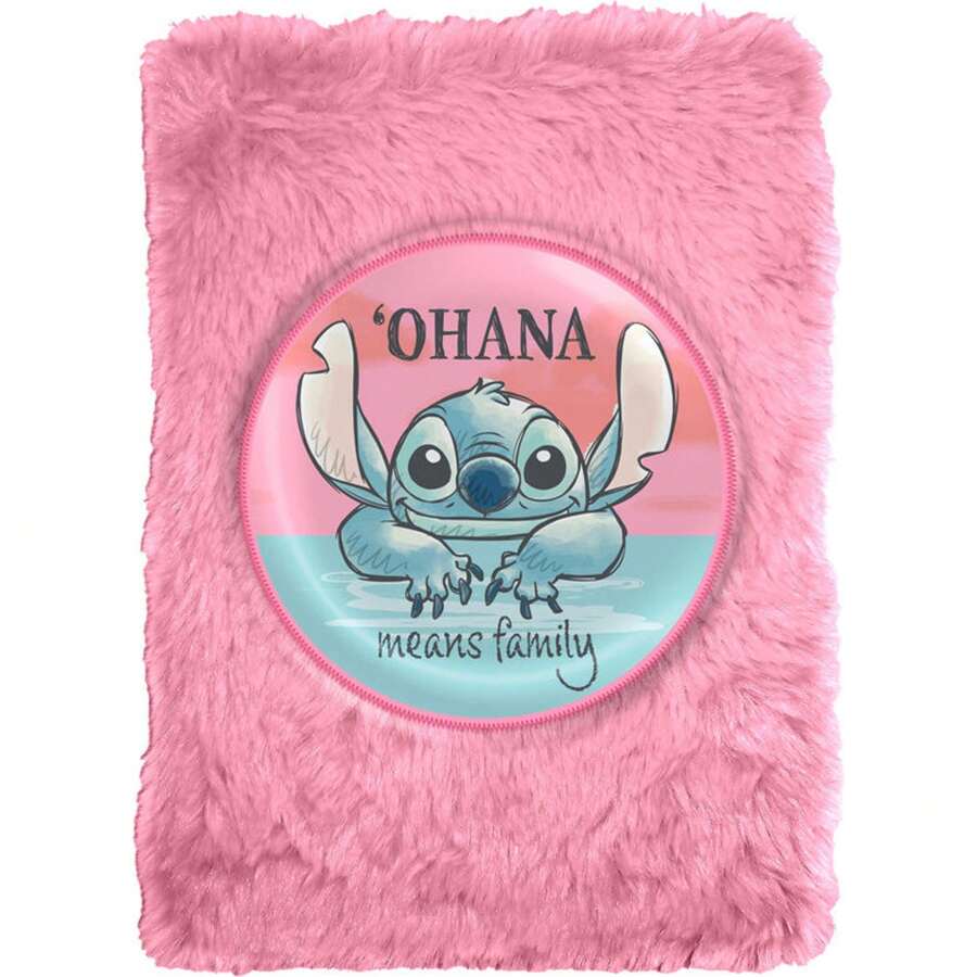 Lilo Y Stitch |  Stitch 毛絨筆記本 - 官方*筆記本 - 耐用封面 - 適合筆記和草圖 - 現代緊湊的設計 - 易於攜帶 - 免費送貨 ✅ 24/48 小時送貨到西班牙（半島） - 彩色 - 查看 1