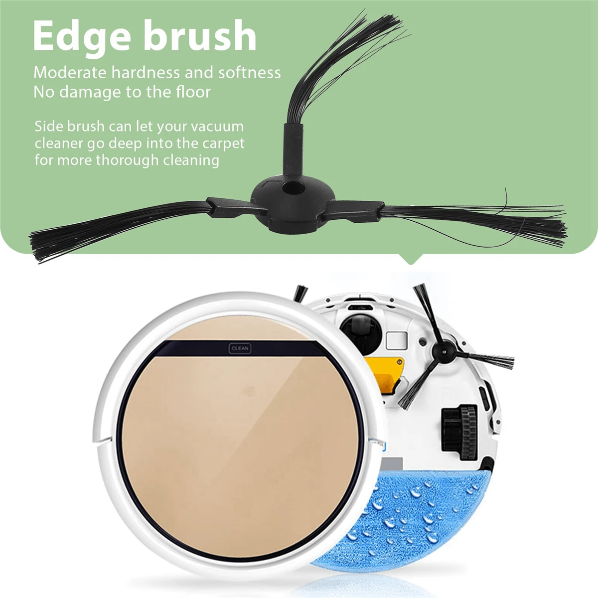 Filtre + Brosse Latérale Pour Robot Aspirateur Lidl SSR 3000 A1 - Neuf Sous Blister