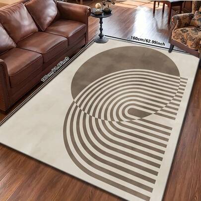 A Modern Style Carpet, Soft, Non-Slip, Machine Washable, Water-Absorbent, Dirt-Resistant, Home Decoration, Very Suitable For Living Room, Bedroom Room And Doorway Decoration.