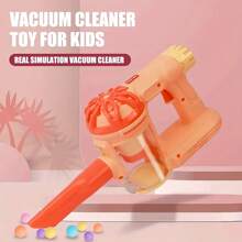 1 套仿真电动吸尘器清洁玩具，儿童玩具吸尘器玩具套装，家庭互动房屋清洁玩具，适合儿童尺寸的角色扮演清洁工具，适合 3 岁以上儿童的教育性角色扮演清洁玩具，适合生日礼物、圣诞派对礼物 - 彩色 - 查看 9