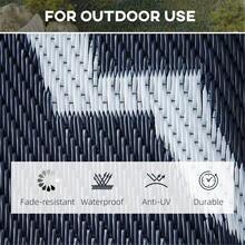 Camping Carpet/Outdoor Rug/Straw Floor Mat -AS - Đen và trắng - Xem 7