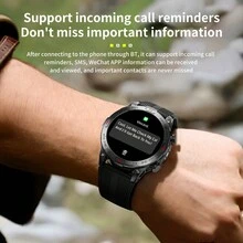 LOKMAT Đồng hồ thông minh ZEUS 7 PRO Màn hình 1.43AMOLED Đèn pin Áp suất không khí Độ cao La bàn Chức năng AI Giọng nói Quay số tùy chỉnh Cuộc gọi Bluetooth Đẩy tin nhắn Nhắc nhở ít vận động Điều khiển từ xa Ảnh Nhịp tim Oxy trong máu Giấc ngủ Theo dõi sức khỏe hô hấp Hơn 100 chức năng thể thao Chống nước Ip68 Viền kim loại - huỳnh quang màu xanh lá cây - Xem 11
