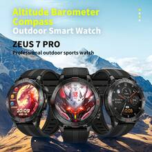 LOKMAT Đồng hồ thông minh ZEUS 7 PRO Màn hình 1.43AMOLED Đèn pin Áp suất không khí Độ cao La bàn Chức năng AI Giọng nói Quay số tùy chỉnh Cuộc gọi Bluetooth Đẩy tin nhắn Nhắc nhở ít vận động Điều khiển từ xa Ảnh Nhịp tim Oxy trong máu Giấc ngủ Theo dõi sức khỏe hô hấp Hơn 100 chức năng thể thao Chống nước Ip68 Viền kim loại - huỳnh quang màu xanh lá cây - Xem 3