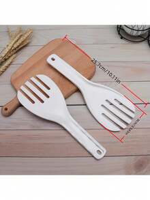 1 cái Muỗng cơm rời dày, Nĩa cơm lớn bằng nhựa Nhà hàng Canteen Xẻng cơm Nhà bếp, Muỗng cơm - Nhiều màu - Xem 2
