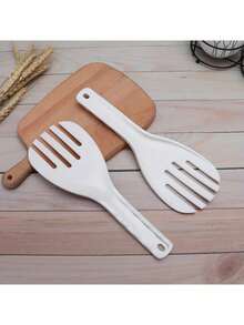 1 cái Muỗng cơm rời dày, Nĩa cơm lớn bằng nhựa Nhà hàng Canteen Xẻng cơm Nhà bếp, Muỗng cơm - Nhiều màu - Xem 3