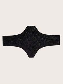 1 条闪亮 PU 皮革弹力紧身腰带，适合所有季节腰部训练器 - A - 查看 10