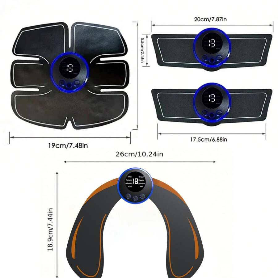 USB Rechargeable EMS Muscle Stimulator, Electric Massage Therapy