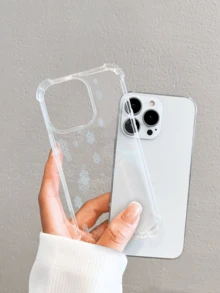 1 件冬季下雪图案手机壳适用于 Iphone 16、Galaxy S21+ 5G，防摔 - 彩色 - 查看 2