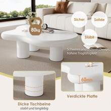 okwish Coffee Tables - White - View 3