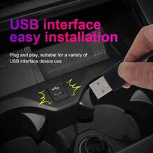 APP Control Car Interior LED Light Bar, RGB 5 In 1 Ambient Light Kit, 275.59 Inch Fiber Optic 8 Color Car Neon Lights Synchronized Music, Automotive Products LED Strip Lights, Car Accessories Dirt Bike Accessories, Carplay Para Auto Men Women