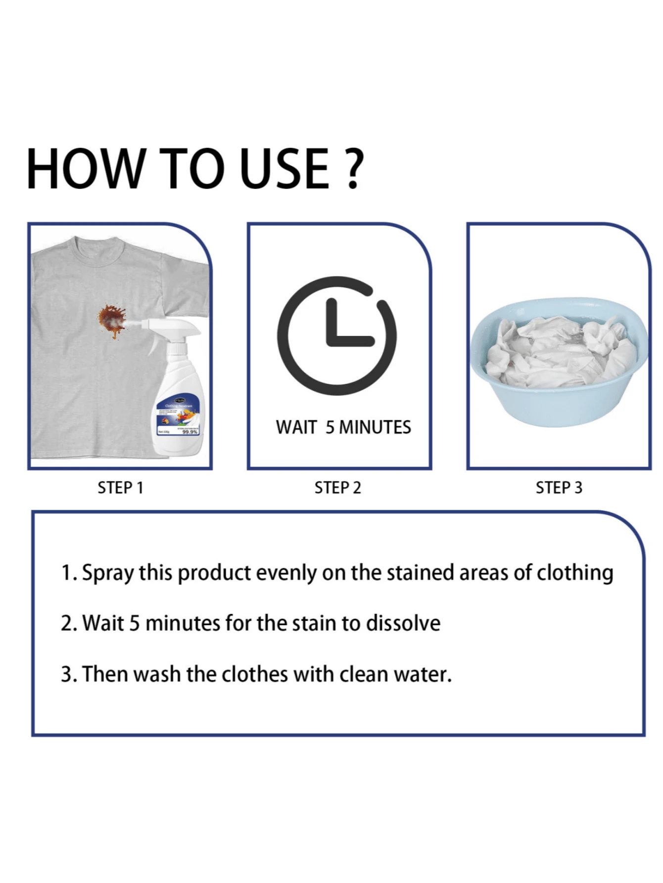 Clothes Oil Stain Cleaner Clothes, Food Stains, Oil Stains, Blood