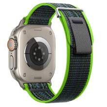 Trail Loop 弹性尼龙可调节替换表带运动腕带兼容 Apple Watch 46mm 49mm 44mm 45mm 42mm 41mm 40mm 38mm 编织单圈表带男女工厂直销手链 Apple Watch Series 10 Ultra2 Ultra1 S10 9 8 7 6 SE 5 4 3 2 舒适表带厂家直销 - 彩色 - 查看 33