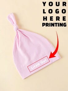 1 件定制印刷文字新生儿帽子，可保护宝宝头部免受寒冷侵袭，柔软呵护宝宝皮肤，适合男孩女孩情人节开学冬季礼物 - 彩色 - 查看 31