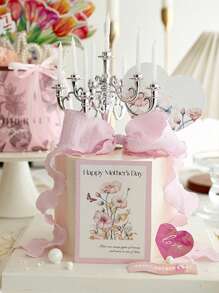 1 Roll Ribbons Flowers Bows Hair Clips Birthday Gift DIY Wavy Ribbons For Various Festivals Party Birthday Decoration Net Yarn Floral Bouquet Flower Shop Floral Art Romantic Decoration Packaging Net Yarn Wavy Texture Essential For Valentine's Day